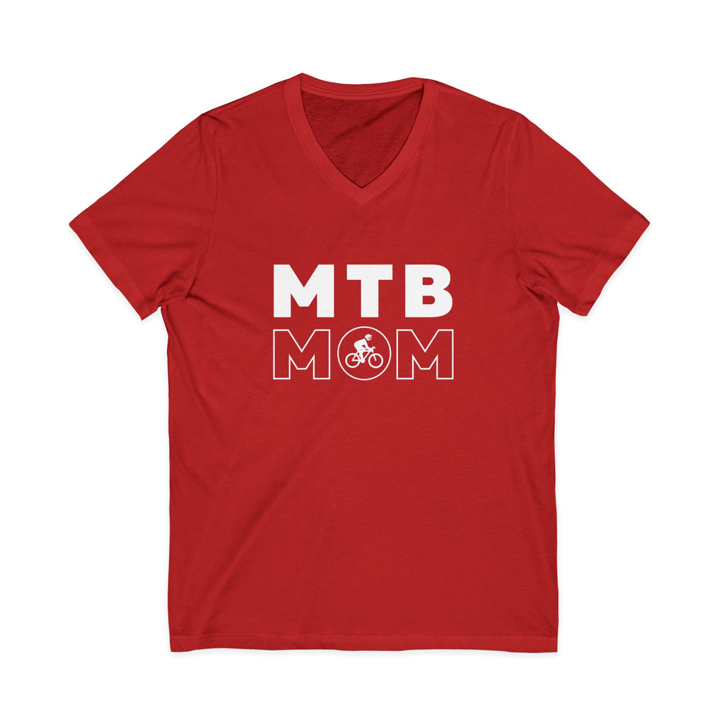 MTB Mom V-Neck Tee