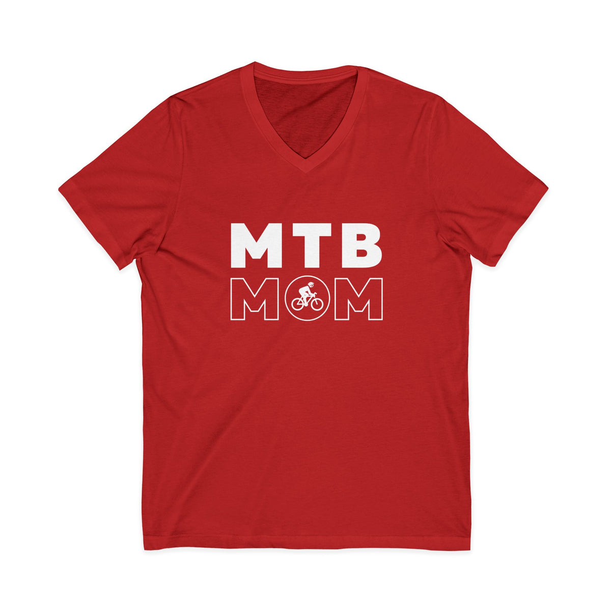 MTB Mom V-Neck Tee