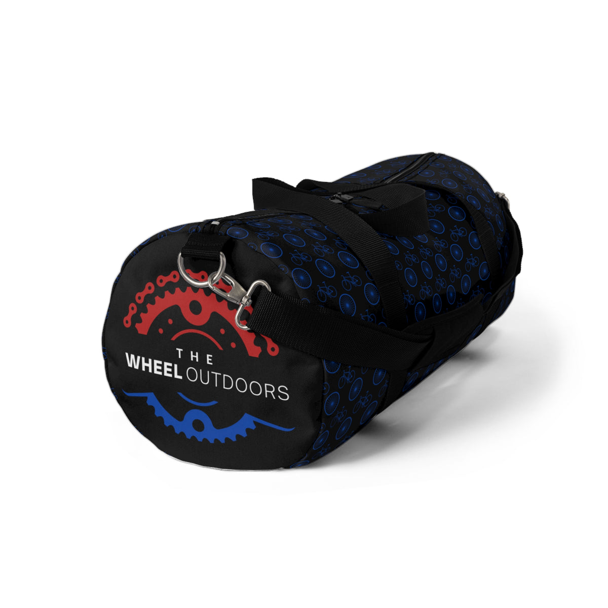 The Wheel Outdoors Duffel Bag (Black/Blue)