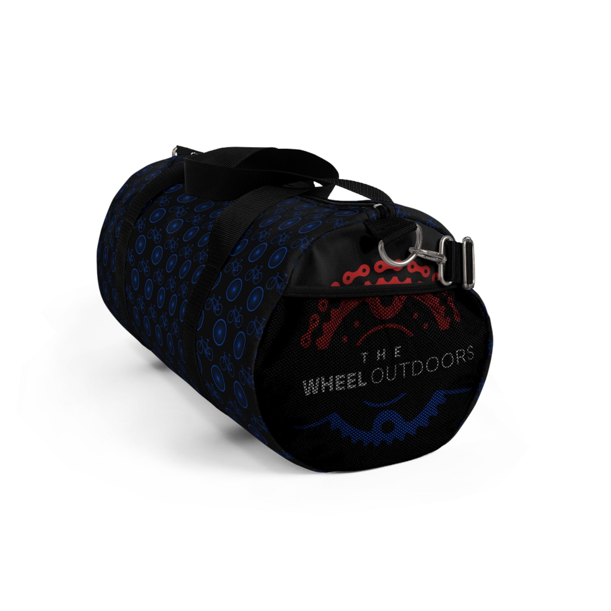 The Wheel Outdoors Duffel Bag (Black/Blue)