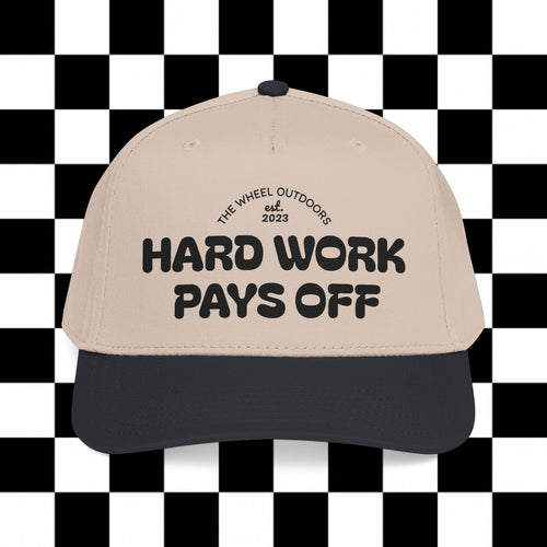 Hard Work Pays Off Baseball Cap